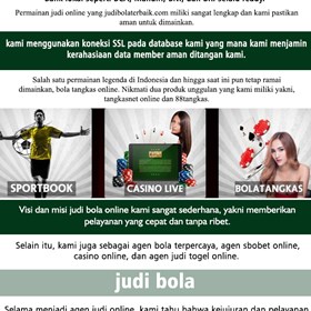Judi Bola Online: Agen Judi Bola