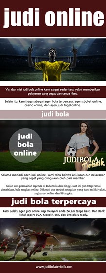 Judi Bola Online: Judi Online